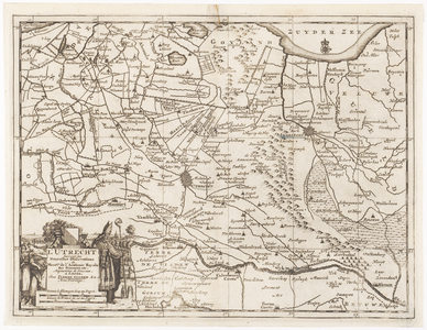 203115 Kaart van de provincie Utrecht.